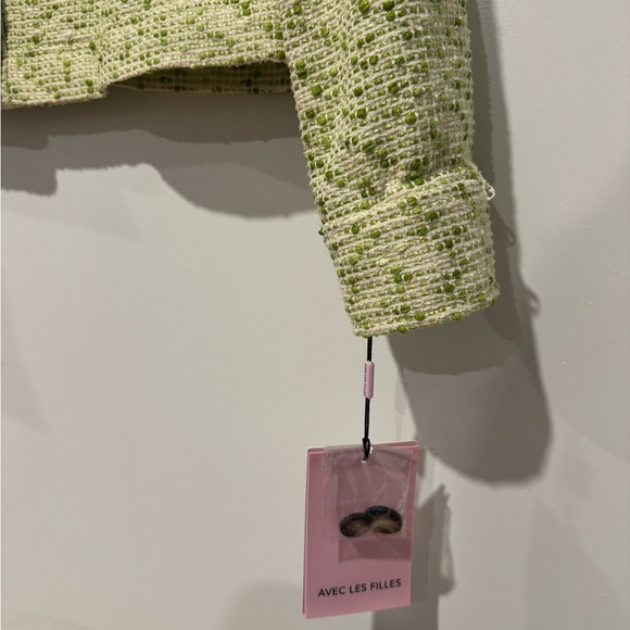 NWT Avec Les Filles tweed jacket size XS - Picture 3 of 4